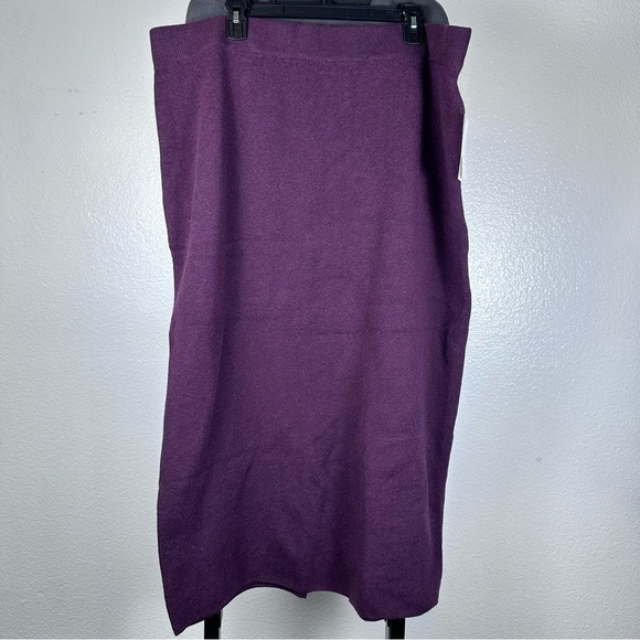 A New Day Purple Pencil Midi Skirt for Work - Picture 1 of 6